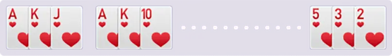 Teen Patti Color Hand Example